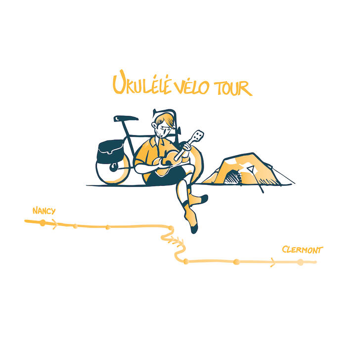 Olivier Hermann - Ukulele Velo Tour Enregistrement, Mixage
